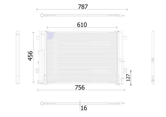 Airco condensor Mahle Original AC 933 000S