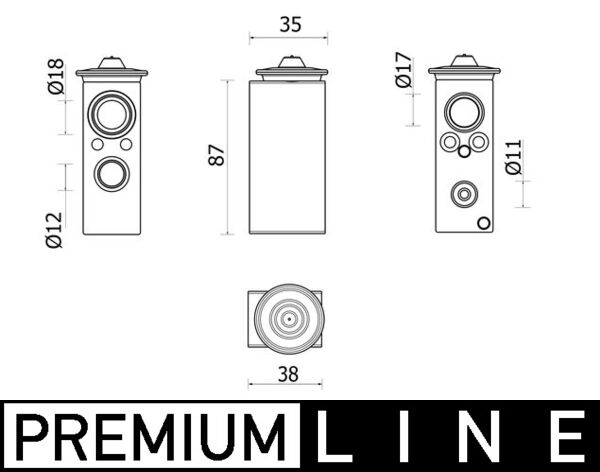 Airco expansieklep Mahle Original AVE 146 000P