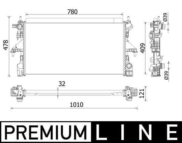 Radiateur Mahle Original CR 934 000P