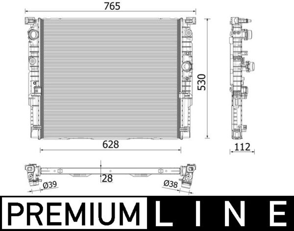 Radiateur Mahle Original CR 2216 000P