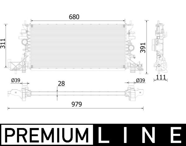 Radiateur Mahle Original CR 2251 000P