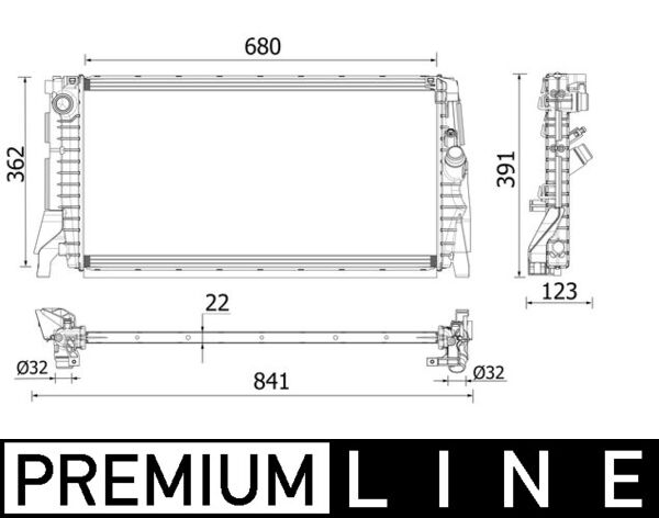 Radiateur Mahle Original CR 2279 000P