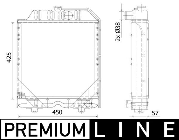 Mahle Original Radiateur CR 2291 000P