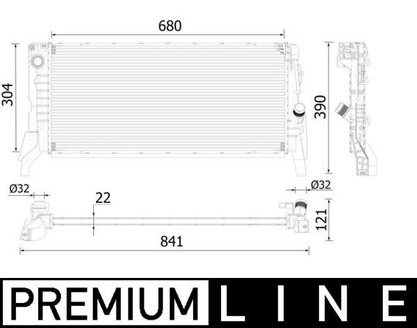 Radiateur Mahle Original CR 2308 000P