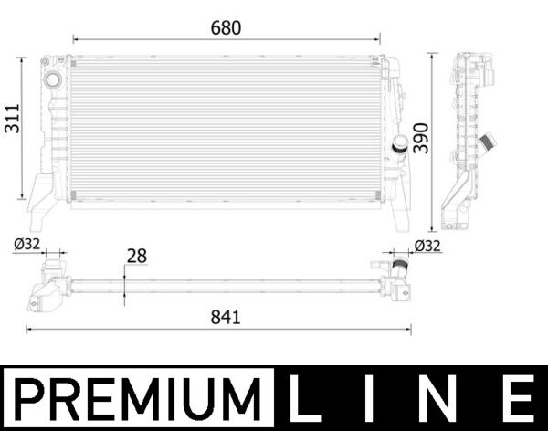 Radiateur Mahle Original CR 2312 000P