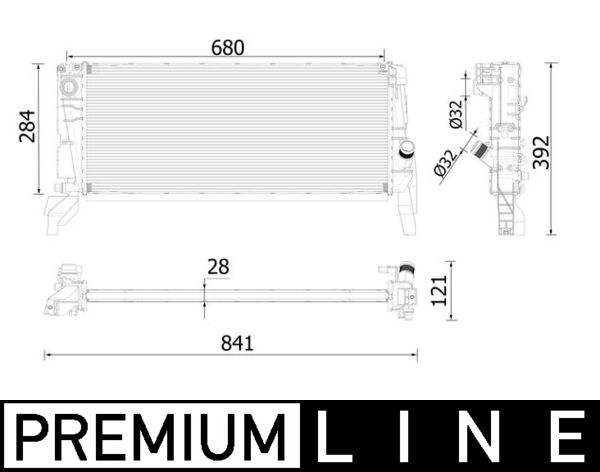 Radiateur Mahle Original CR 2319 000P