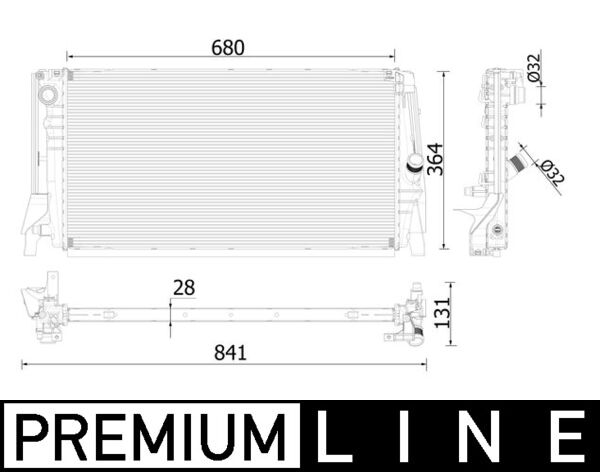 Radiateur Mahle Original CR 2321 000P