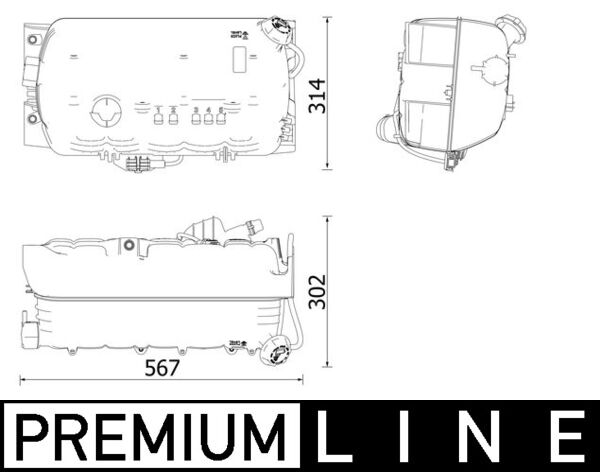 Expansievat Mahle Original CRT 97 000P