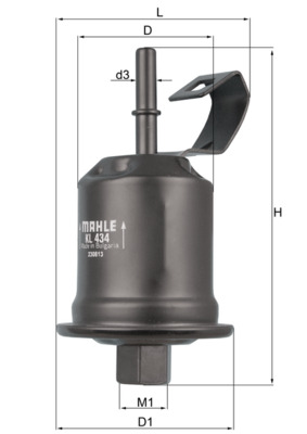 Mahle Original Brandstoffilter KL 434