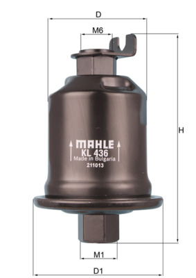 Brandstoffilter Mahle Original KL 436