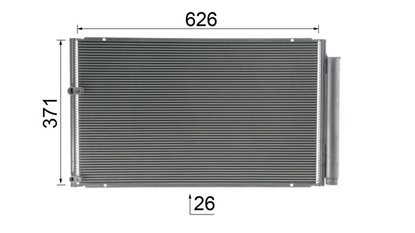 Mahle Original Airco condensor AC 813 000P