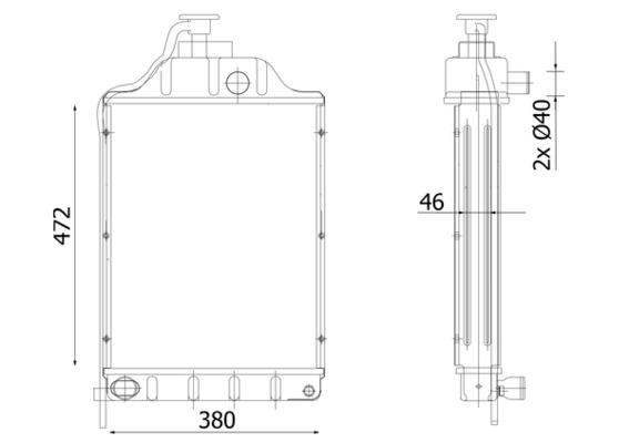 Mahle Original Radiateur CR 2304 000P