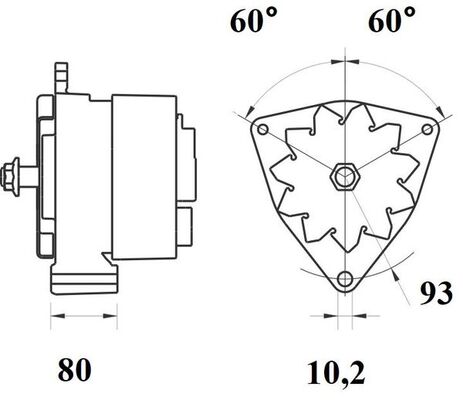 Mahle Original Alternator/Dynamo MG 460