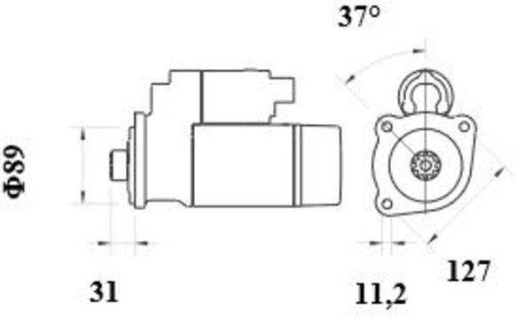 Mahle Original Starter MS 1034