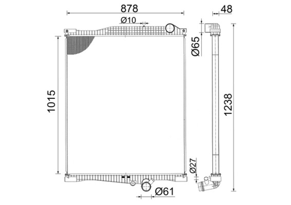 Mahle Original Radiateur CR 2095 000S