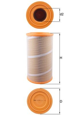 Mahle Original Luchtfilter LX 7120