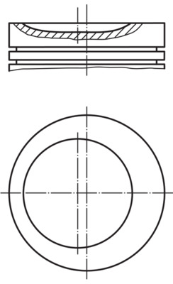 Zuiger Mahle Original 002 03 01