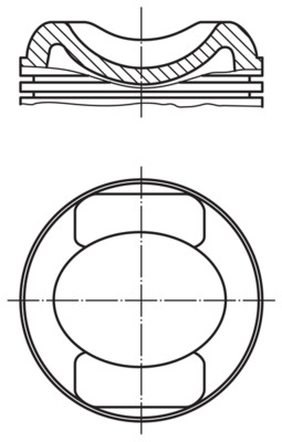 Zuiger Mahle Original 504 28 00