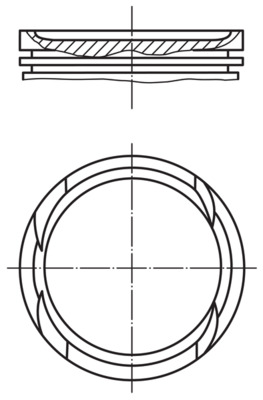 Zuiger Mahle Original 011 PI 00112 001