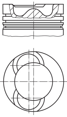 Zuiger Mahle Original 209 68 10