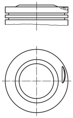 Zuiger Mahle Original 002 25 01