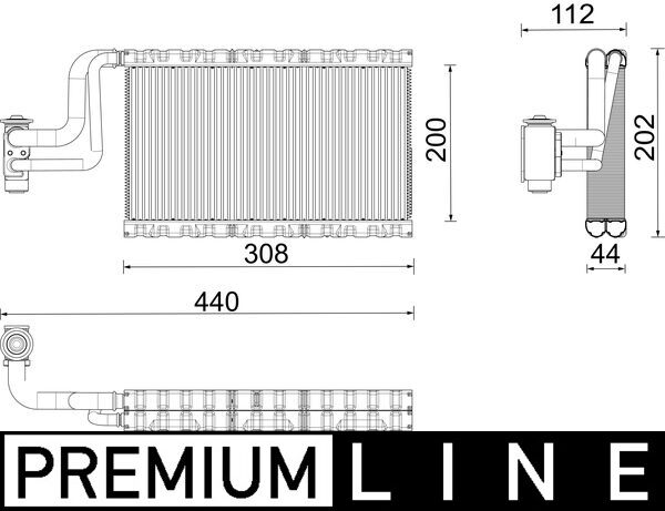 Airco verdamper Mahle Original AE 191 000P