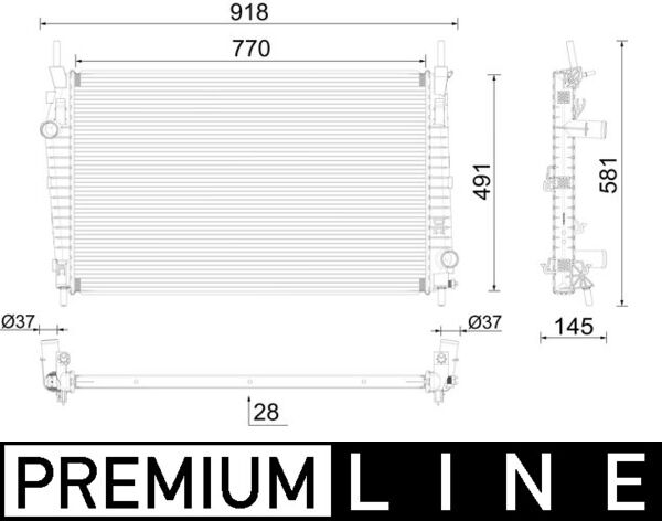 Radiateur Mahle Original CR 2589 000P
