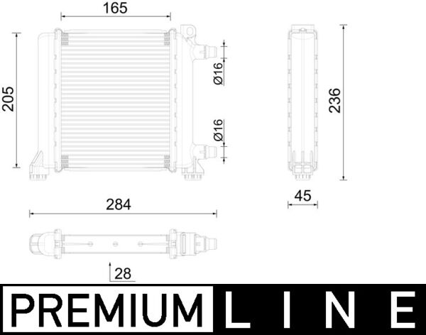 Mahle Original Radiateur CR 2596 000P