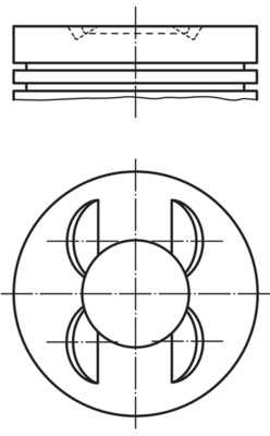 Zuiger Mahle Original 028 PI 00153 000