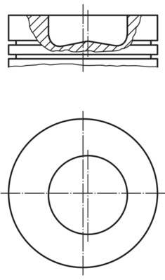 Zuiger Mahle Original 007 PI 00110 000