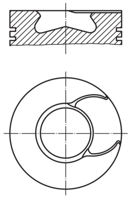 Zuiger Mahle Original 213 66 00