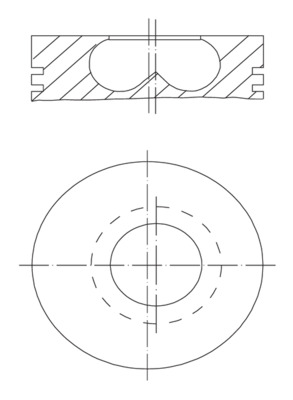 Zuiger Mahle Original 009 50 01