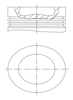 Zuiger Mahle Original 028 PI 00139 000