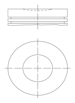 Zuiger Mahle Original 040 16 01