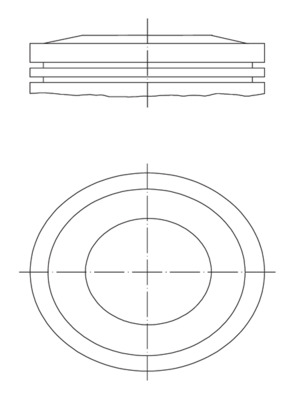 Zuiger Mahle Original 012 10 02