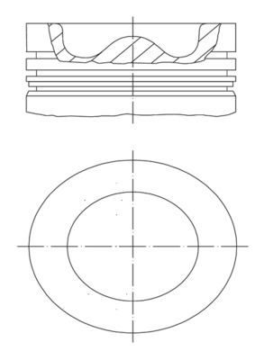 Zuiger Mahle Original 061 PI 00111 000