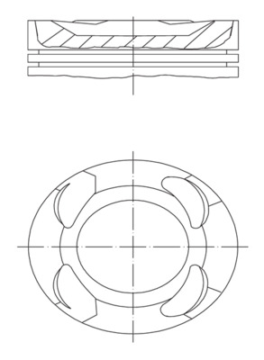 Zuiger Mahle Original 081 PI 00109 001