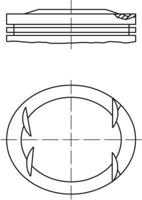 Zuiger Mahle Original 001 41 02