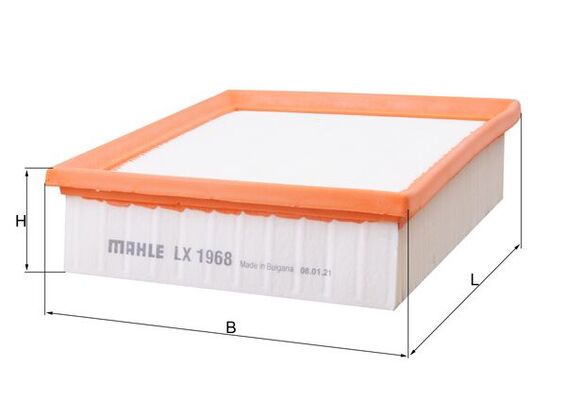 Mahle Original Luchtfilter LX 1968