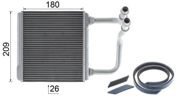 Mahle Original Kachelradiateur AH 78 000P