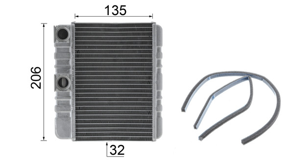 Mahle Original Kachelradiateur AH 87 000P