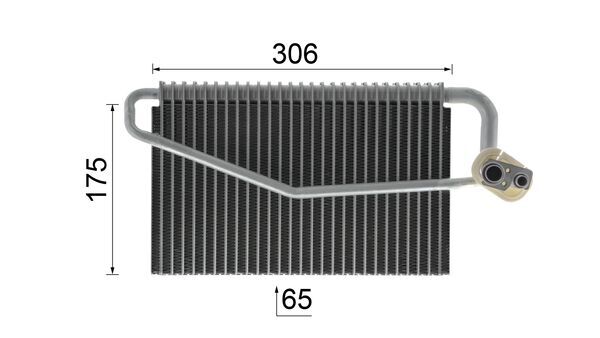 Mahle Original Airco verdamper AE 55 000P