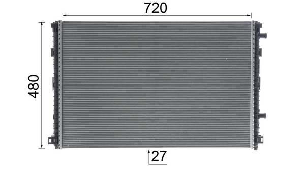 Mahle Original Interkoeler CIR 24 000P