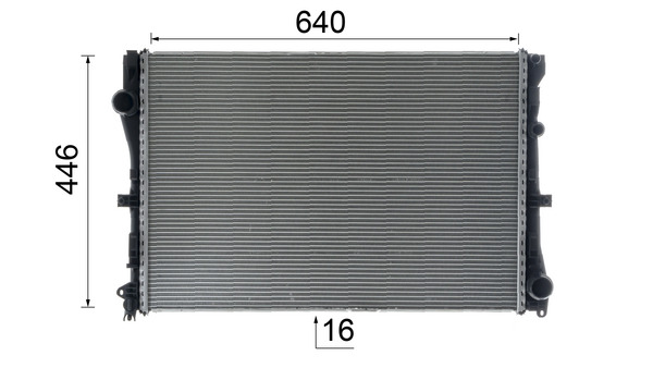 Mahle Original Radiateur CR 2100 000P