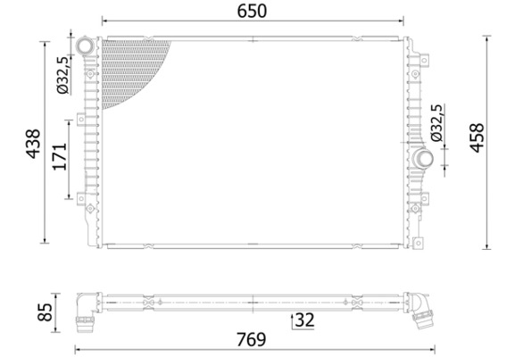 Radiateur Mahle Original CR 2428 000S