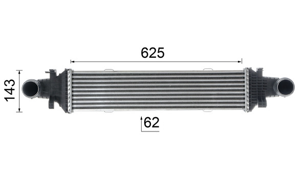 Mahle Original Interkoeler CI 357 000P