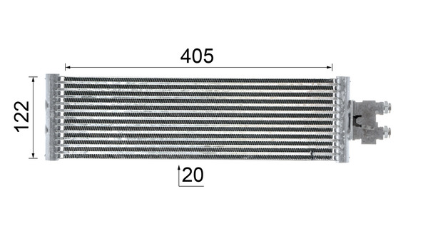 Mahle Original Oliekoeler motorolie CLC 64 000P