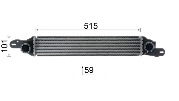 Mahle Original Interkoeler CI 612 000P