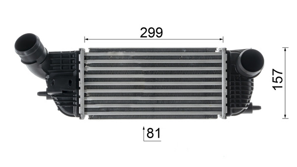 Mahle Original Interkoeler CI 613 000P