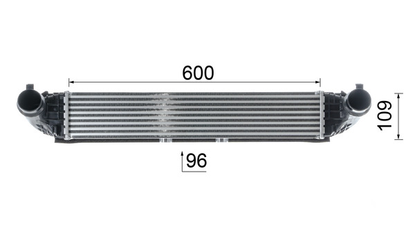 Mahle Original Interkoeler CI 615 000P